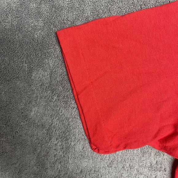 Vintage Nike T Shirt Adult Large Red Logo Swoosh Graphic 90s Made in USA - Picture 5 of 10